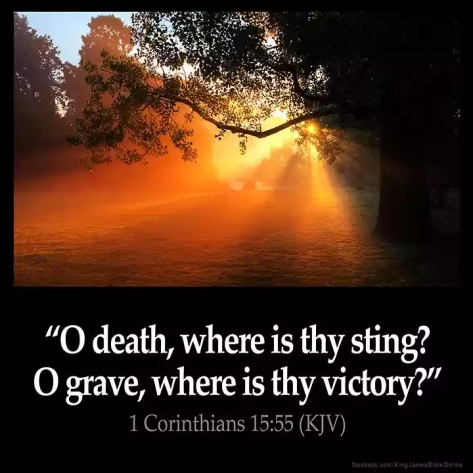 o death, where is thy sting